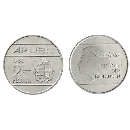 Aruba 1986 - 2 1/2 florin UNC