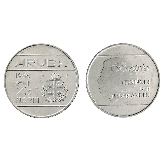 Aruba 1986 - 2 1/2 florin UNC