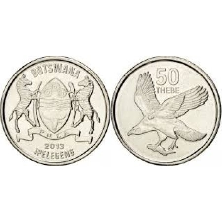 Botswana 2013 - 50 thebe UNC