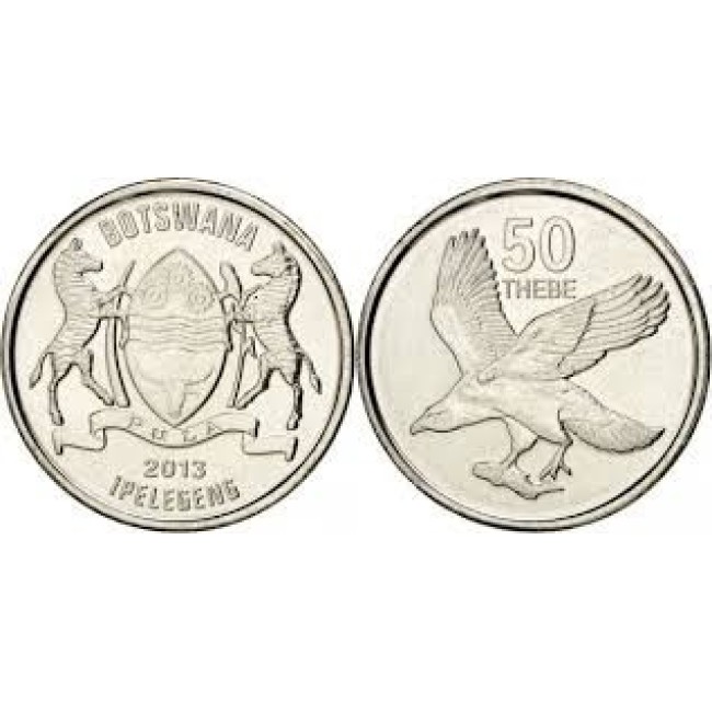Botswana 2013 - 50 thebe UNC