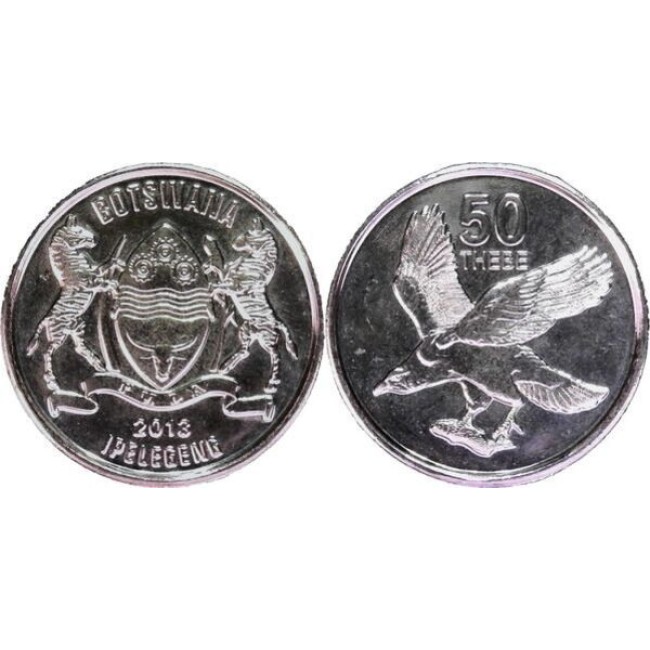 Botswana 2013 - 50 thebe UNC
