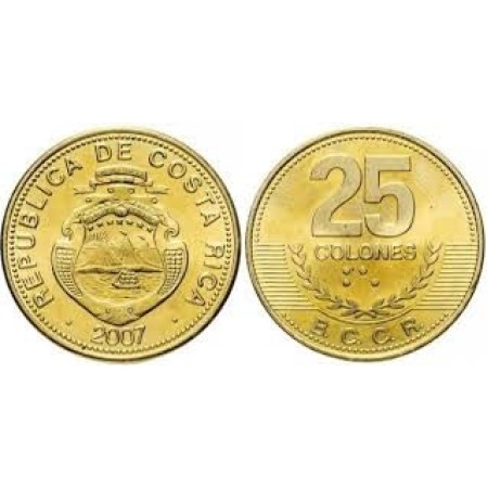 Costa Rica 2007 - 25 colones UNC