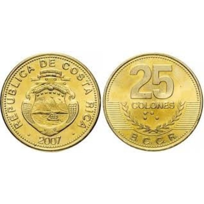 Costa Rica 2007 - 25 colones UNC