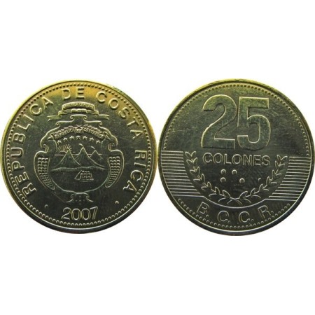 Costa Rica 2007 - 25 colones UNC