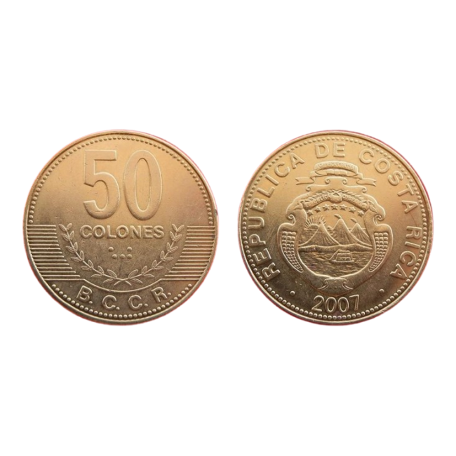 Costa Rica 2007 - 50 colones UNC