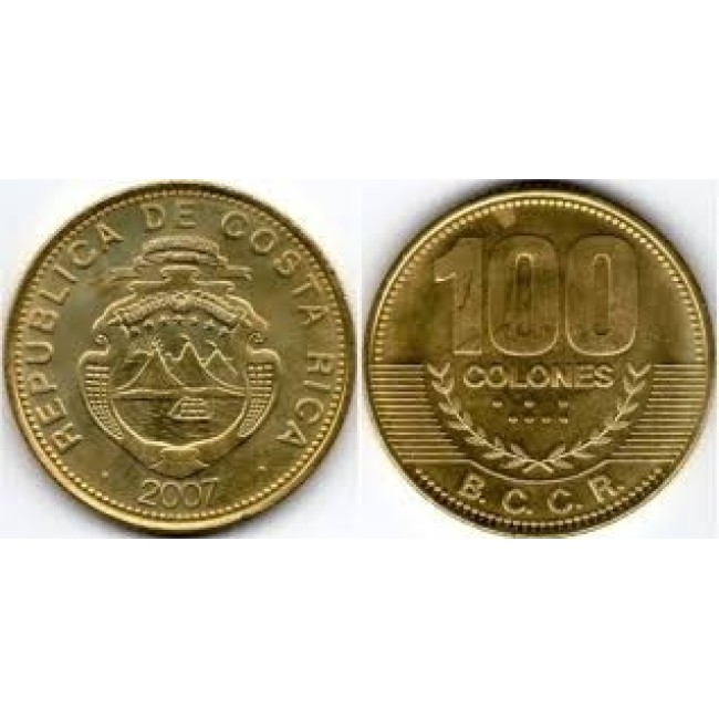 Costa Rica 2007 - 100 colones UNC
