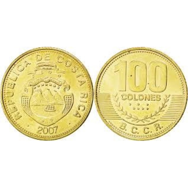 Costa Rica 2007 - 100 colones UNC