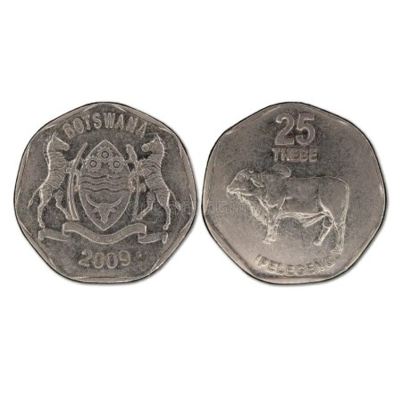 Botswana 2009 - 25 thebe UNC