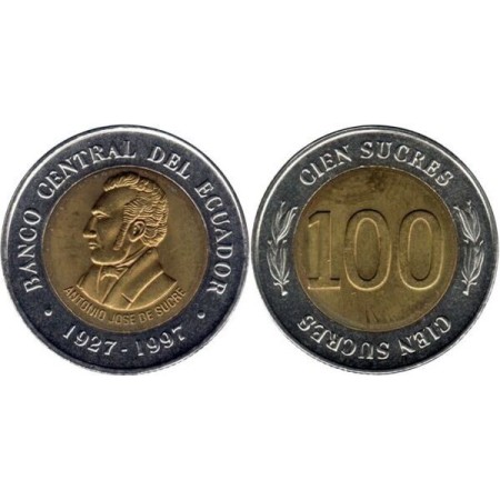 Ecuador 1997 - 100 sucres UNC