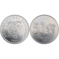 Ecuador 1991 - 50 sucres UNC