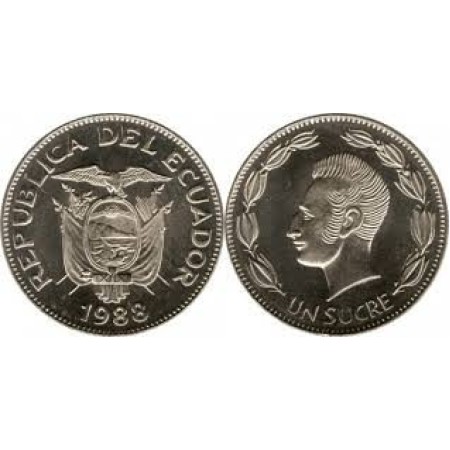 Ecuador 1988 - 1 sucre UNC