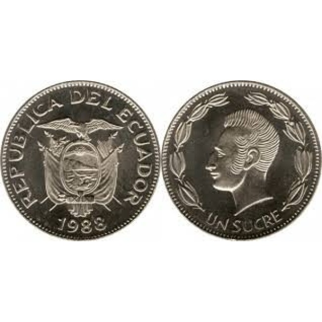 Ecuador 1988 - 1 sucre UNC