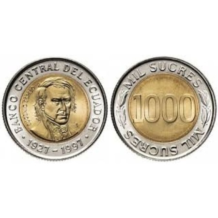 Ecuador 1997 - 1000 sucres UNC
