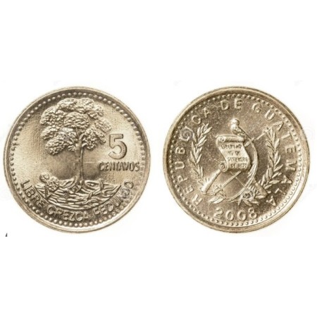 Guatemala 2008 - 5 centavos UNC