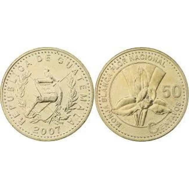 Guatemala 2007 - 50 centavos UNC