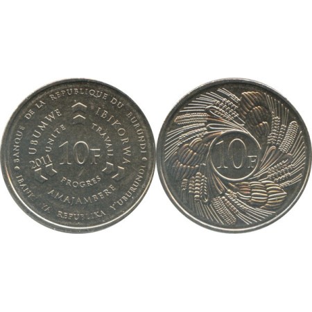 Burundi 2011 - 10 francs UNC
