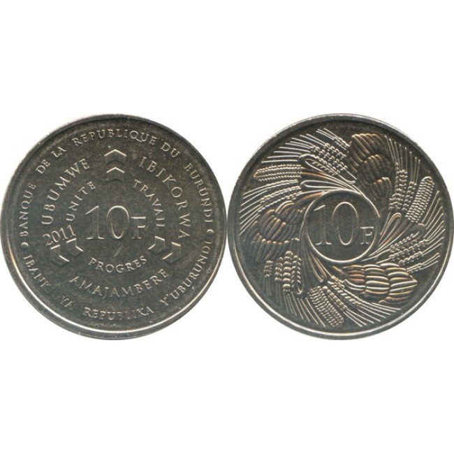 Burundi 2011 - 10 francs UNC