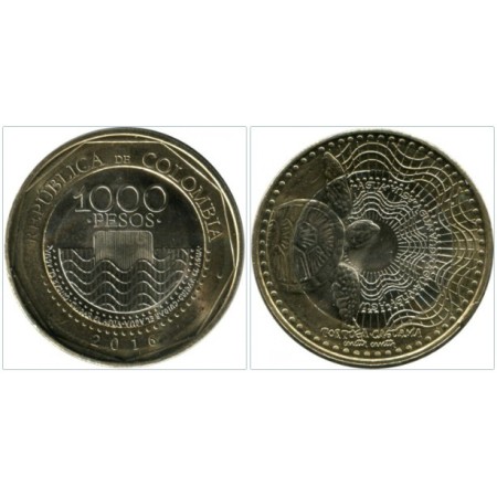 Columbia 2016 - 1000 pesos UNC