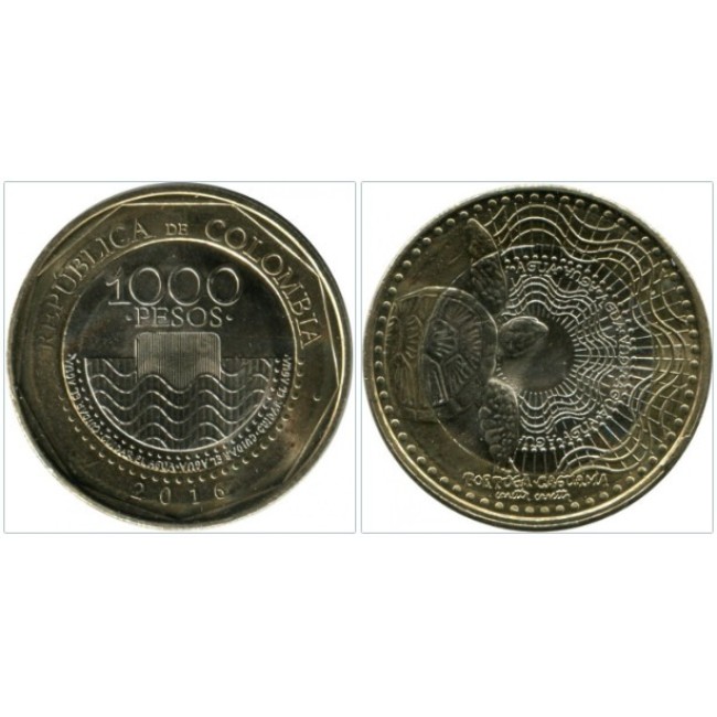 Columbia 2016 - 1000 pesos UNC