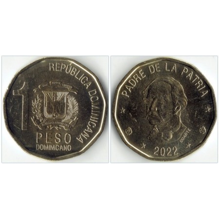 Republica Dominicana 2022 - 1 peso UNC