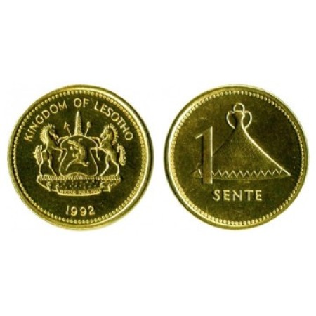 Lesotho 1992 - 1 sente UNC