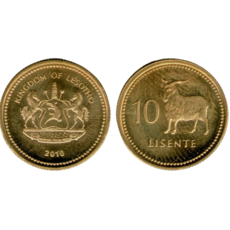 Lesotho 2010 - 10 lisente UNC