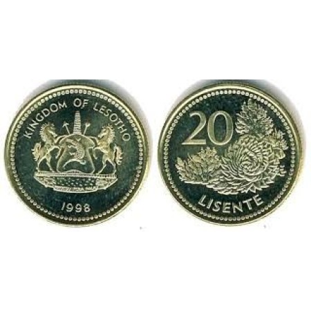 Lesotho 1998 - 20 lisente UNC