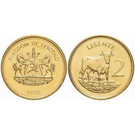 Lesotho 1992 - 2 lisente UNC
