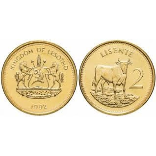 Lesotho 1992 - 2 lisente UNC