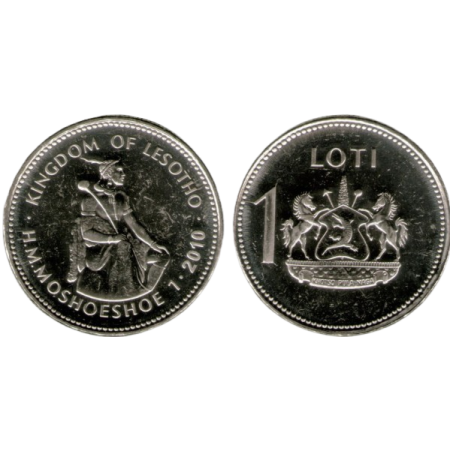 Lesotho 2010 - 1 loti UNC