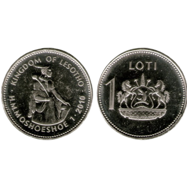 Lesotho 2010 - 1 loti UNC