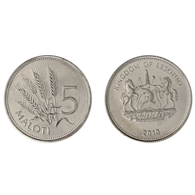 Lesotho 2010 - 5 maloti UNC