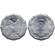 Chile 1976 - 5 centavos UNC