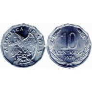 Chile 1976 - 10 centavos UNC