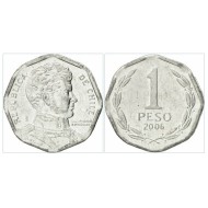 Chile 2006 - 1 peso UNC