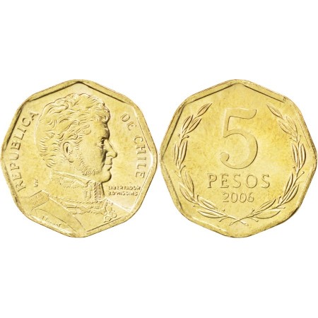 Chile 2006 - 5 pesos UNC