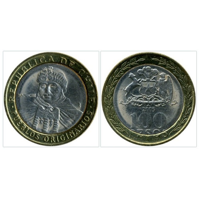Chile 2005 - 100 pesos UNC