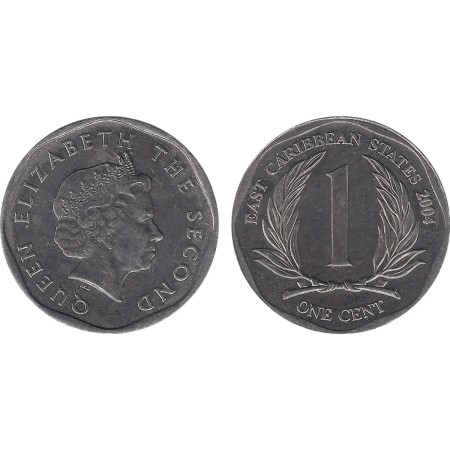 East Caribbean States 2004 - 1 cent UNC