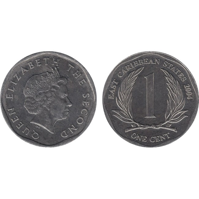 East Caribbean States 2004 - 1 cent UNC