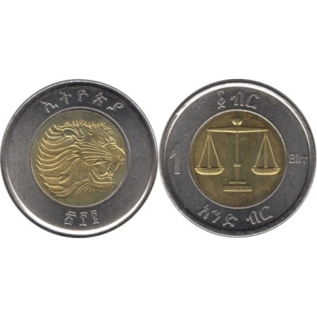 Ethiopia 2010 - 1 birr UNC