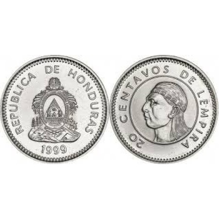 Honduras 1999 - 20 centavos UNC