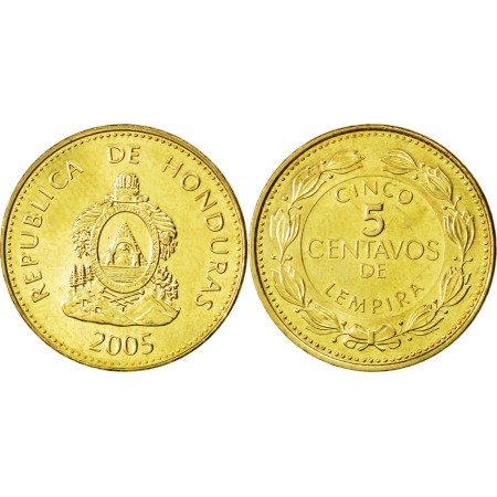 Honduras 2005 - 5 centavos UNC