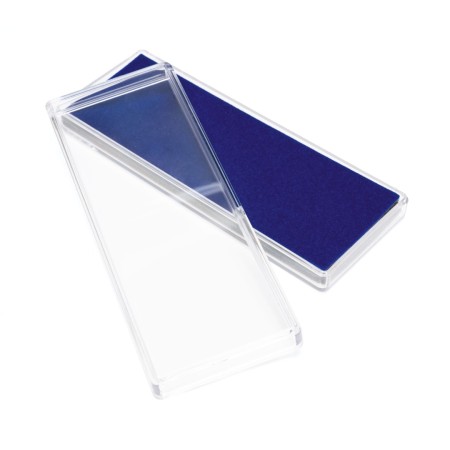 Capsule pentru decorații, medalii, L, 138 x 53 x 20 mm, albastru