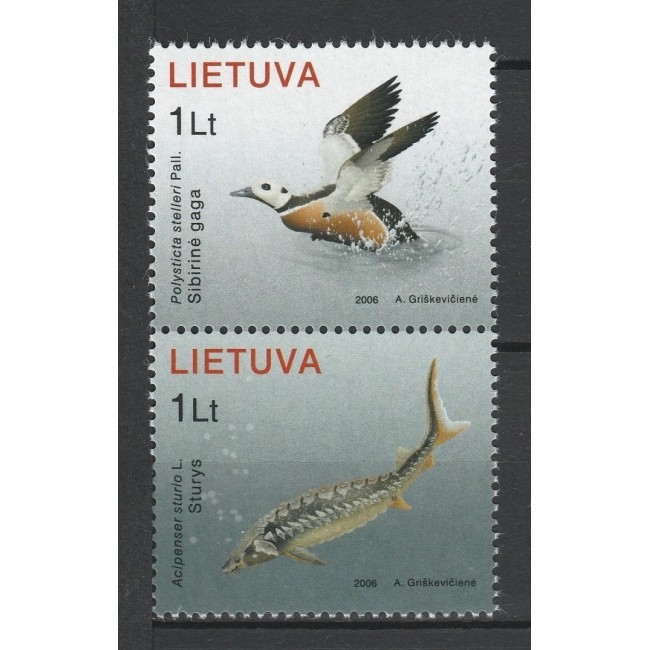 Lituania 2006 - Fauna, serie neuzata