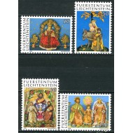 Liechtenstein 1976 - Craciun, serie neuzata