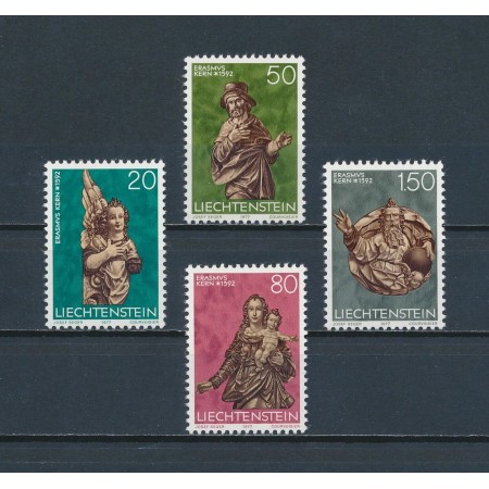 Liechtenstein 1977 - Craciun, serie neuzata