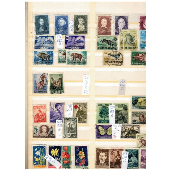 Romania 1880-1960 - Colecție timbre stampilate in clasor