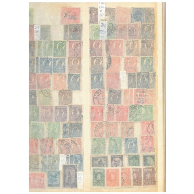 Romania 1880-1960 - Colecție timbre stampilate in clasor
