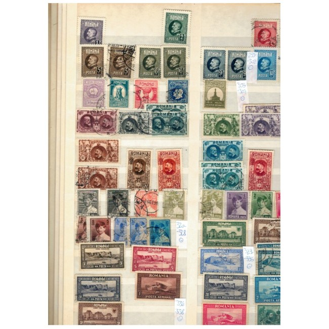 Romania 1880-1960 - Colecție timbre stampilate in clasor