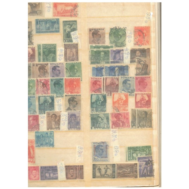 Romania 1880-1960 - Colecție timbre stampilate in clasor